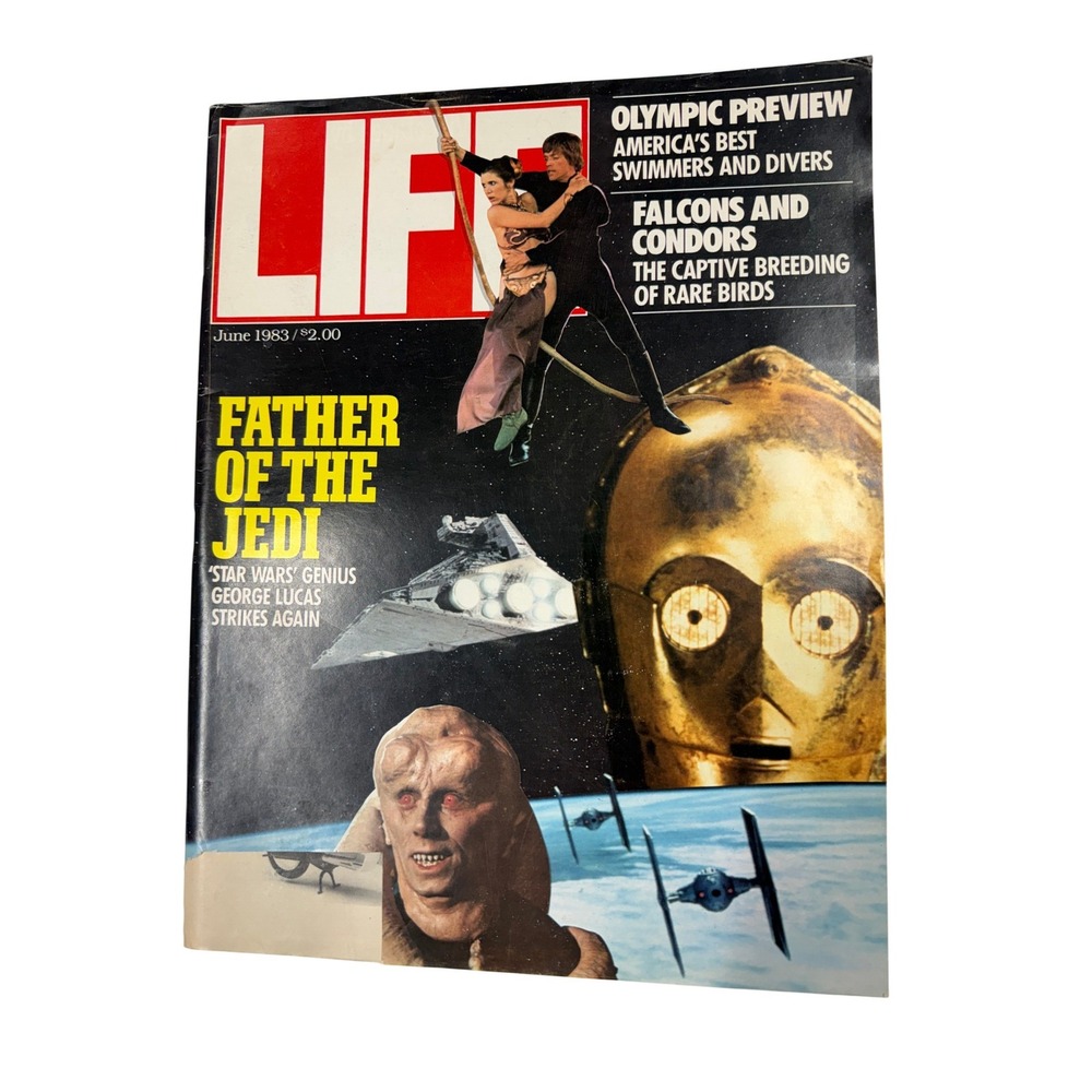 Vintage LIFE Magazine June 1983 Star Wars Father of the Jedi George Lucas Cover